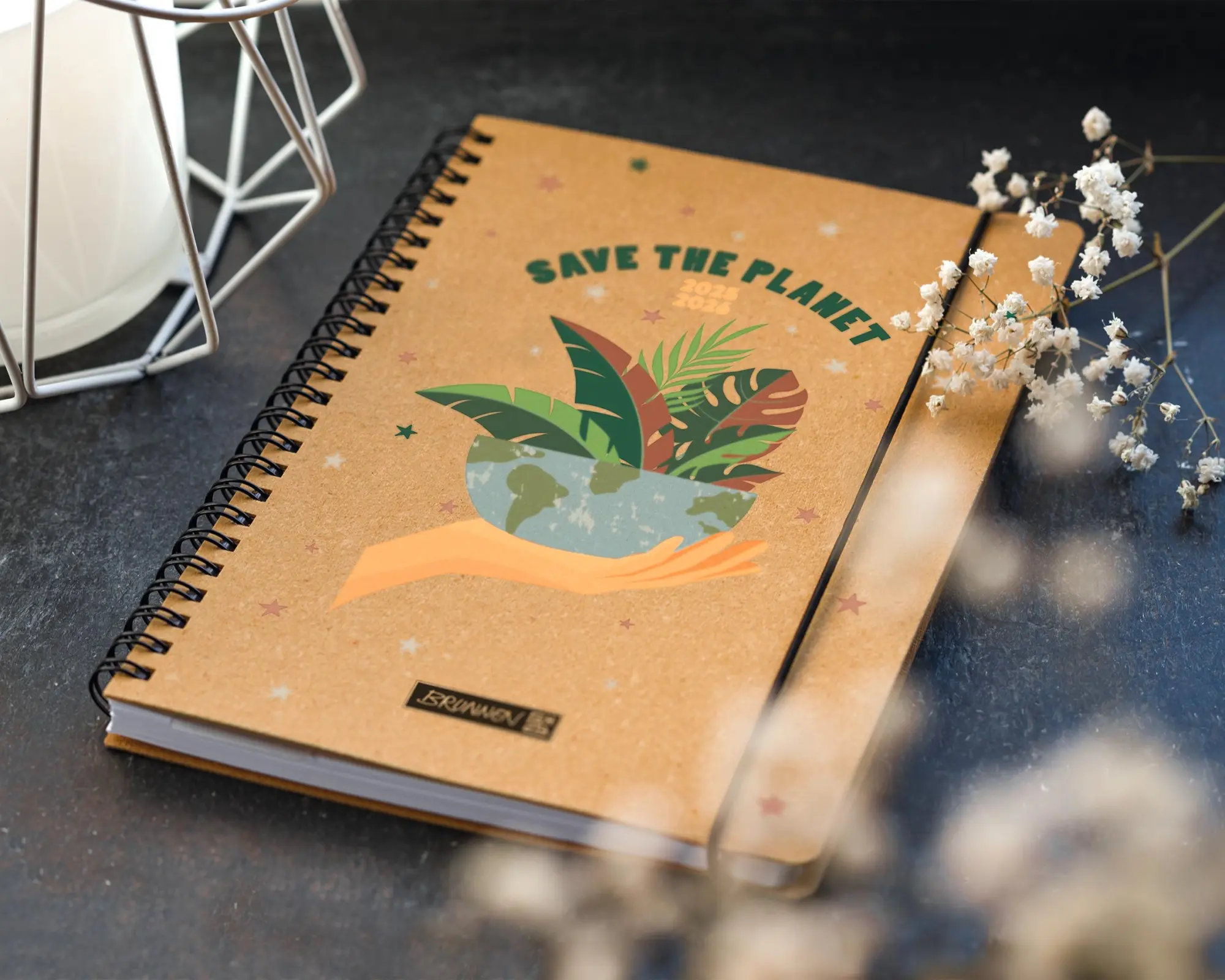 Bild: 4061947139341 | BRUNNEN Schülerkalender (2025/2026) "Save The Planet", 2 Seiten = 1...