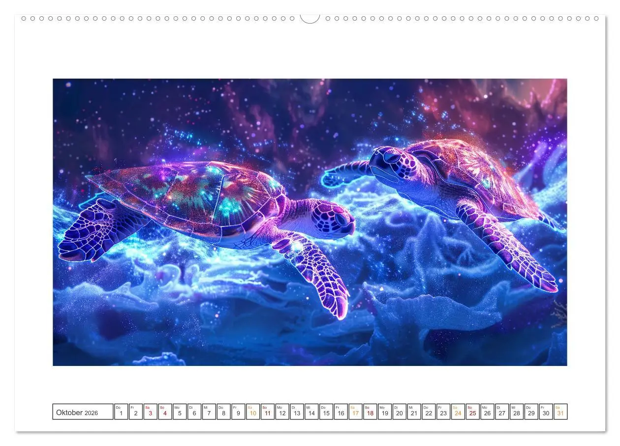 Bild: 9783457429341 | Tiere im Weltraum (hochwertiger Premium Wandkalender 2026 DIN A2...