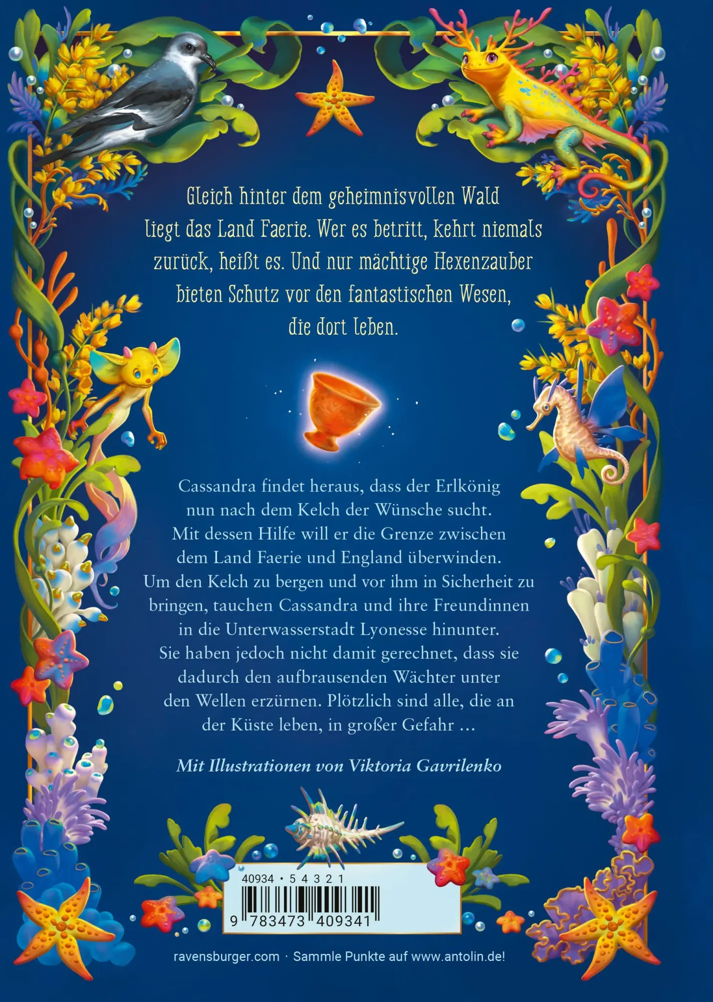 Rückseite: 9783473409341 | Cassandra Morgan, Band 3 - Der Kelch der Wünsche | Skye McKenna | Buch