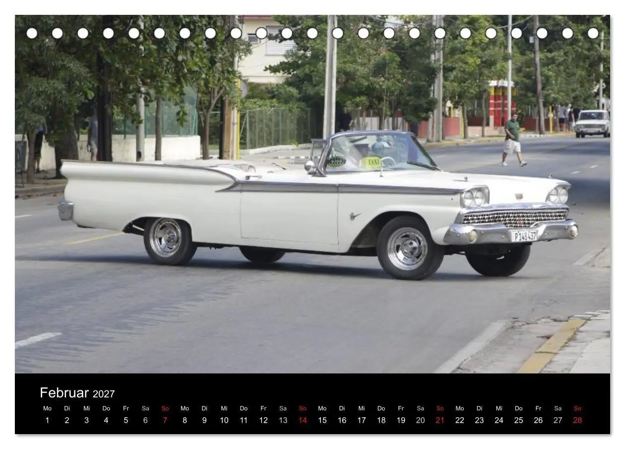 Bild: 9783594049341 | Oldtimerträume auf KUBA (Tischkalender 2027 DIN A5 quer), CALVENDO...