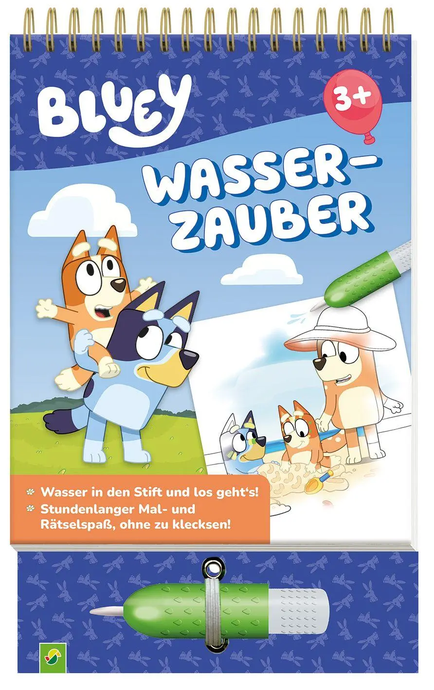 Cover: 9783849949341 | Bluey Wasserzauber: Einfach mit Wasser malen! | Verlag | Buch | 10 S.
