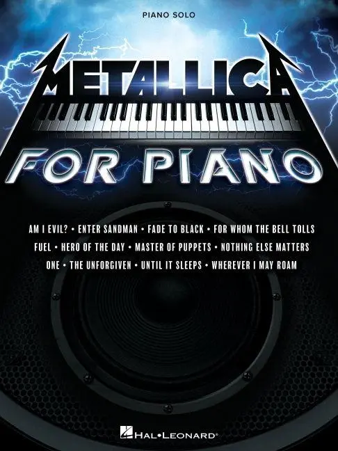 Cover: 196288339441 | Metallica for Piano Solo: A Dozen Favorites by the Quintessential...