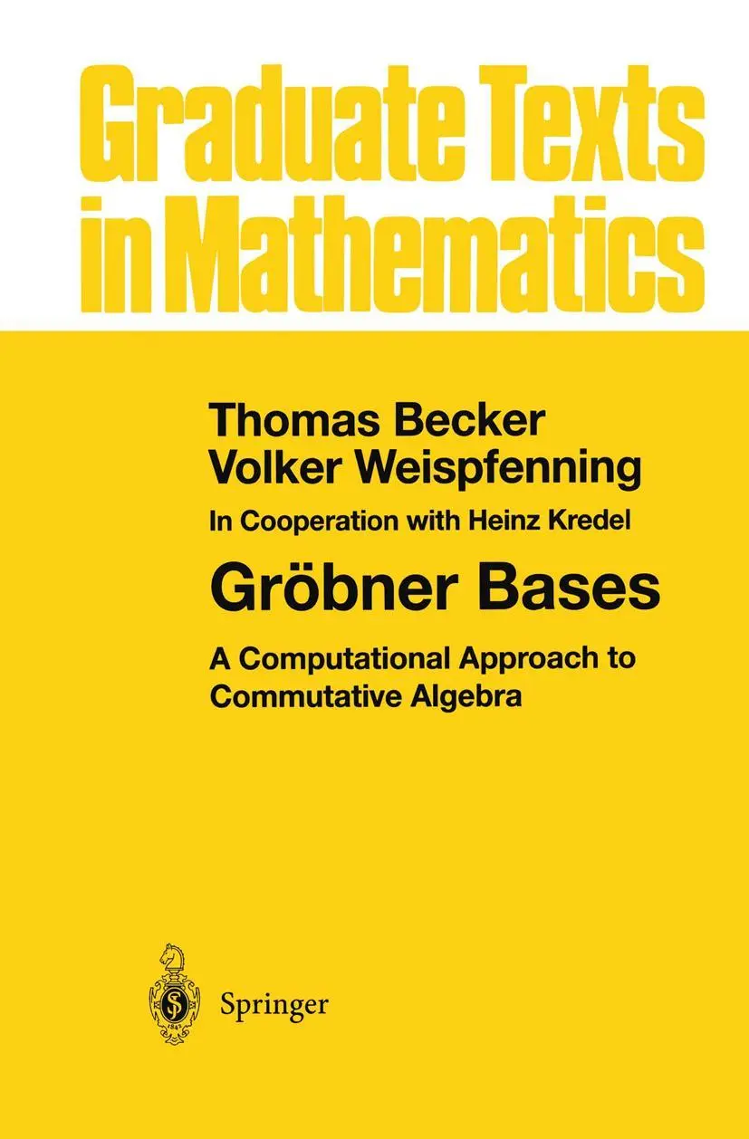 Cover: 9781461269441 | Gröbner Bases | A Computational Approach to Commutative Algebra | Buch