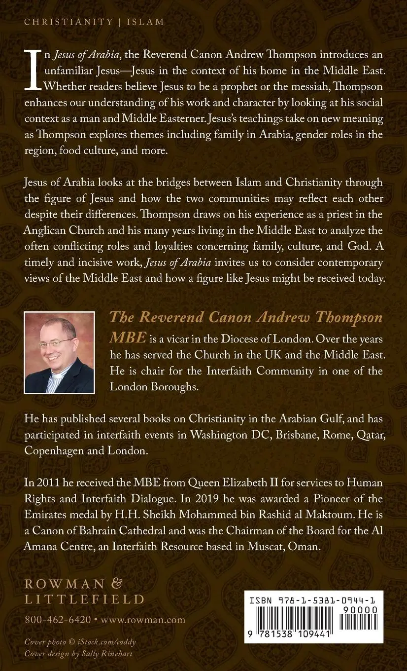 Rückseite: 9781538109441 | Jesus of Arabia | Christ through Middle Eastern Eyes | Andrew Thompson
