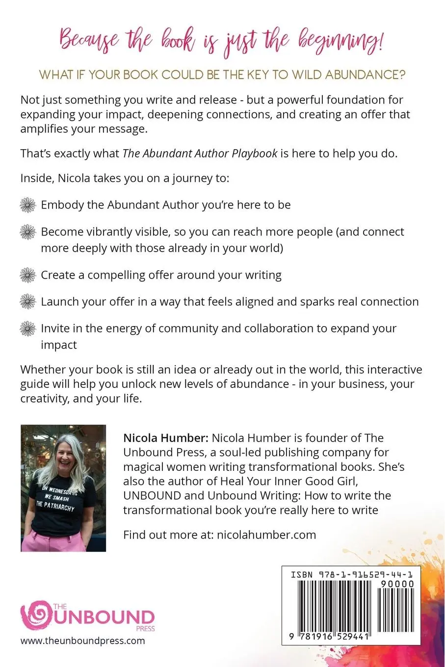Rückseite: 9781916529441 | The Abundant Author Playbook | Nicola Humber | Taschenbuch | Englisch