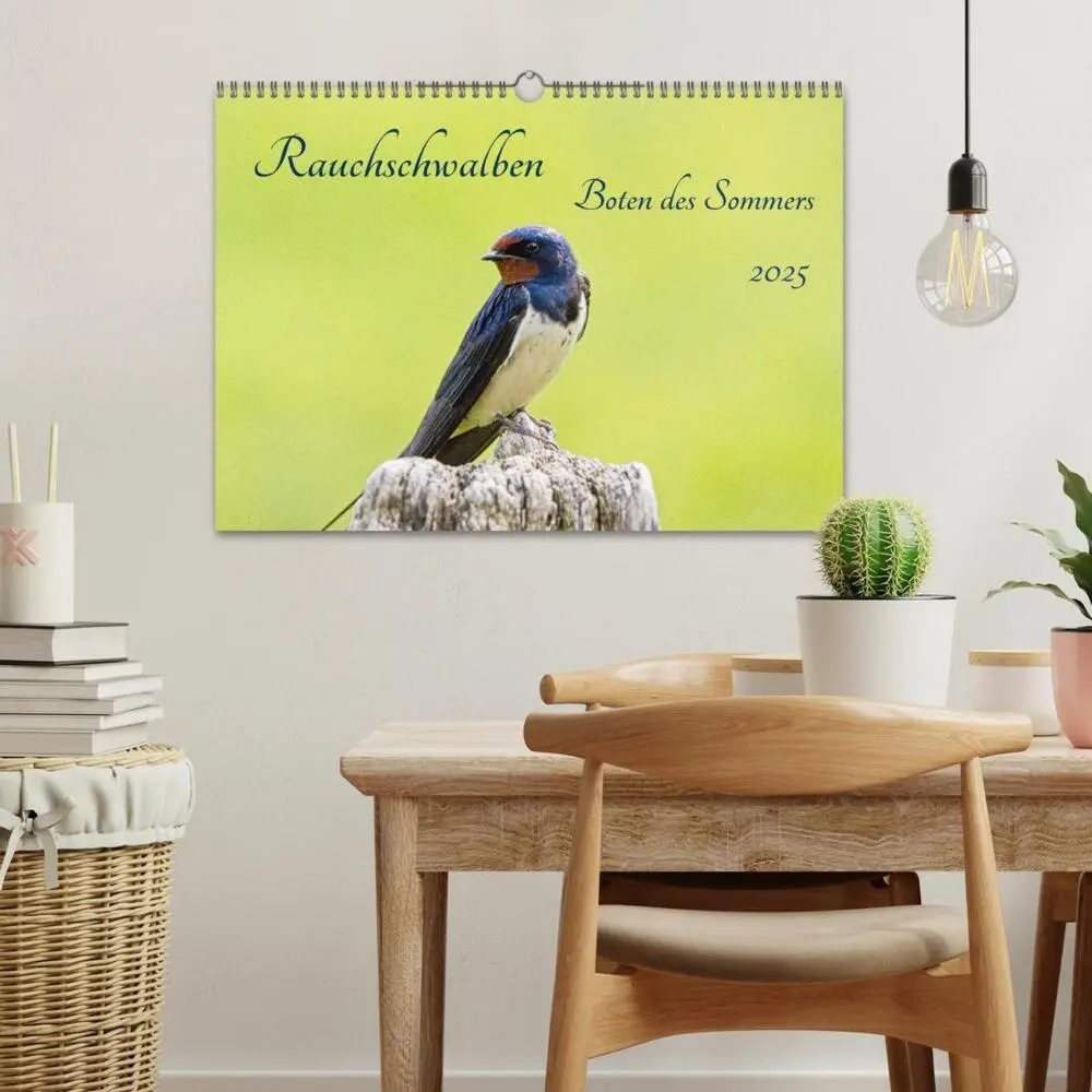 Bild: 9783383859441 | Rauchschwalben - Boten des Sommers (Wandkalender 2025 DIN A3 quer),...