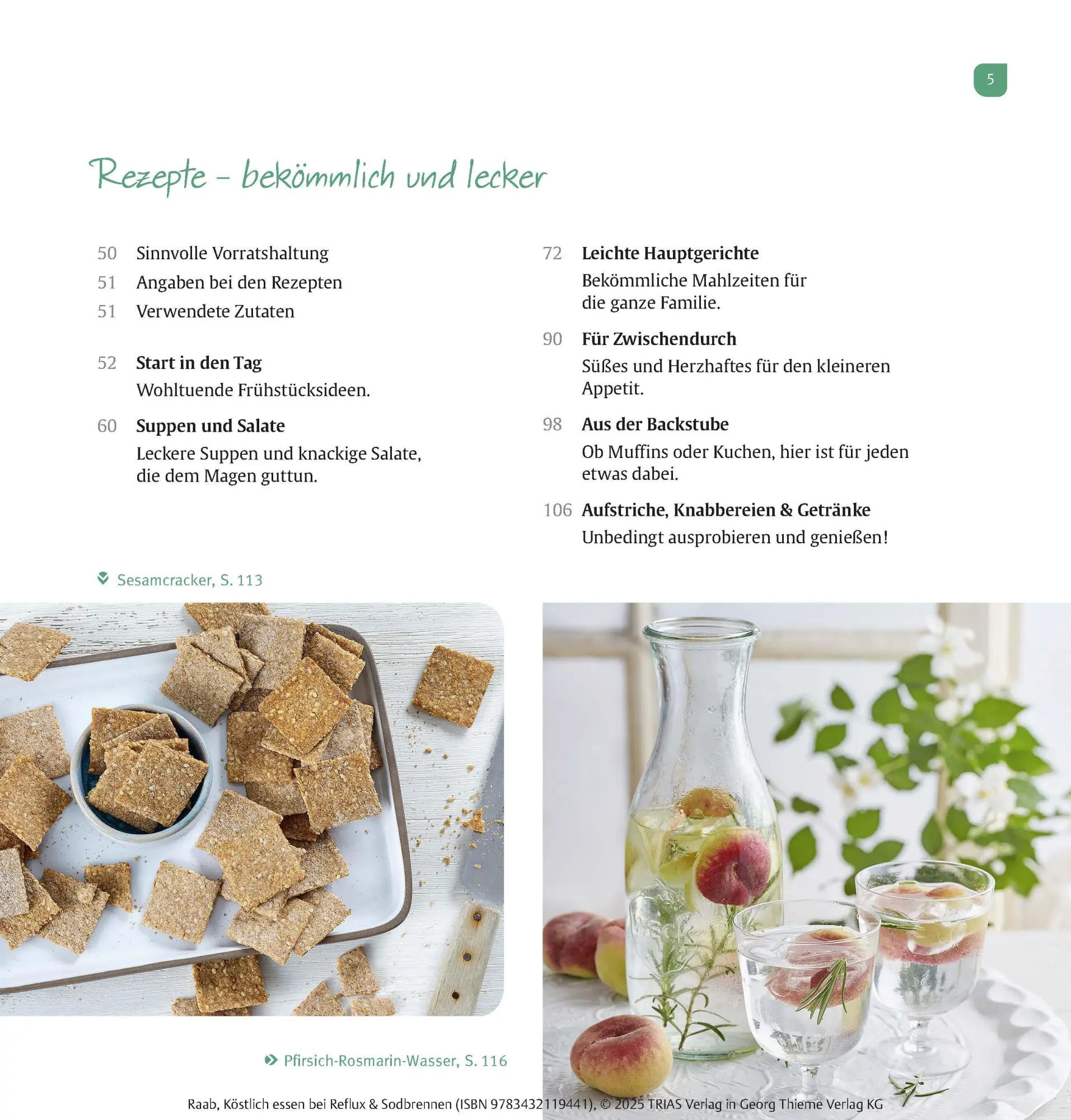 Bild: 9783432119441 | Köstlich essen Reflux und Sodbrennen | Heike Raab | Taschenbuch | 2025