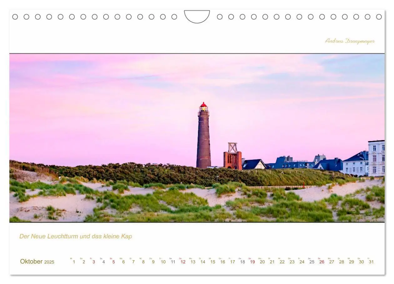 Bild: 9783435259441 | Borkum Inselpanorama (Wandkalender 2025 DIN A4 quer), CALVENDO...