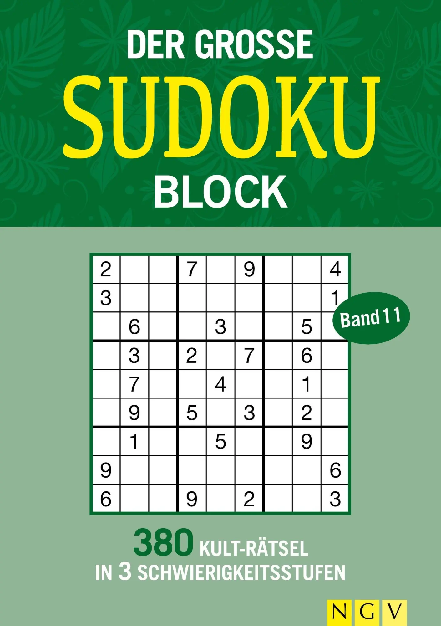 Cover: 9783625199441 | Der große Sudoku Block Band 11 | mbH | Taschenbuch | 224 S. | Deutsch