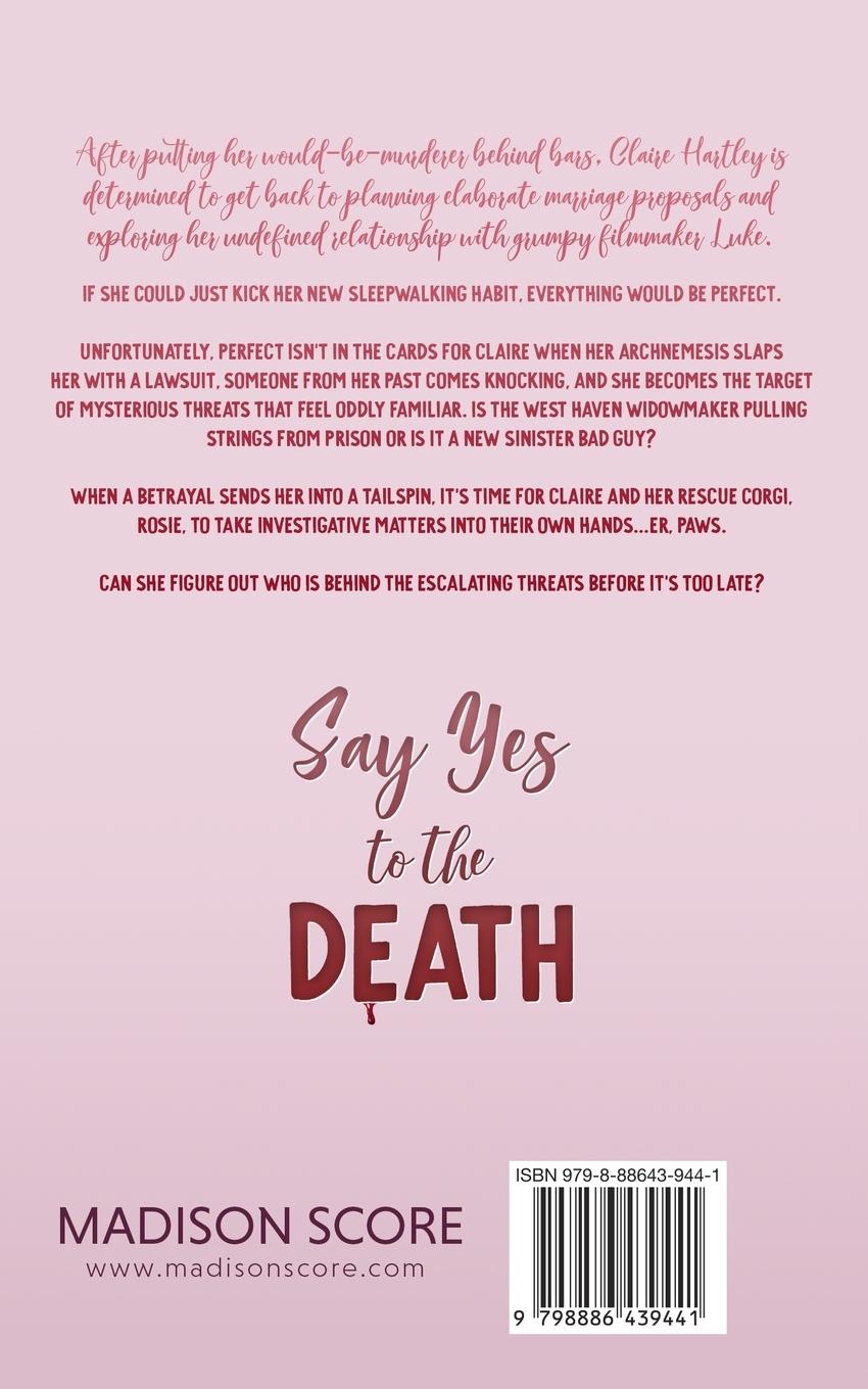 Rückseite: 9798886439441 | Say Yes to the Death | Madison Score | Taschenbuch | Englisch | 2024