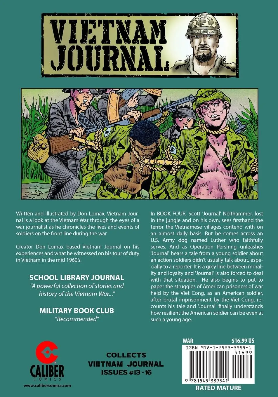 Rückseite: 9781545339541 | Vietnam Journal - Book 4 | M.I.A. | Don Lomax | Taschenbuch | Englisch