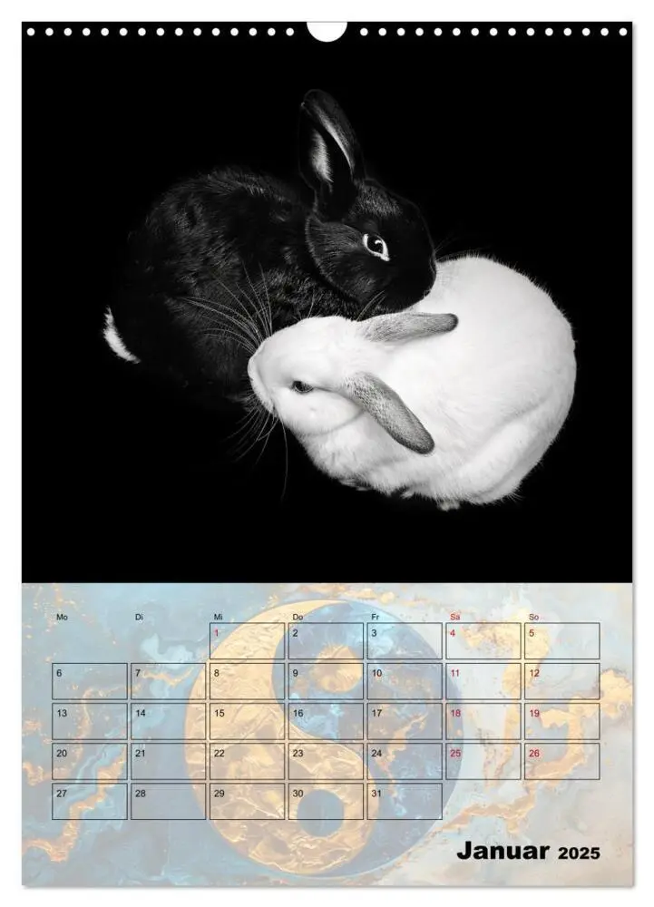 Bild: 9783435939541 | Sei das Yin zu meinem Yang (Wandkalender 2025 DIN A3 hoch),...