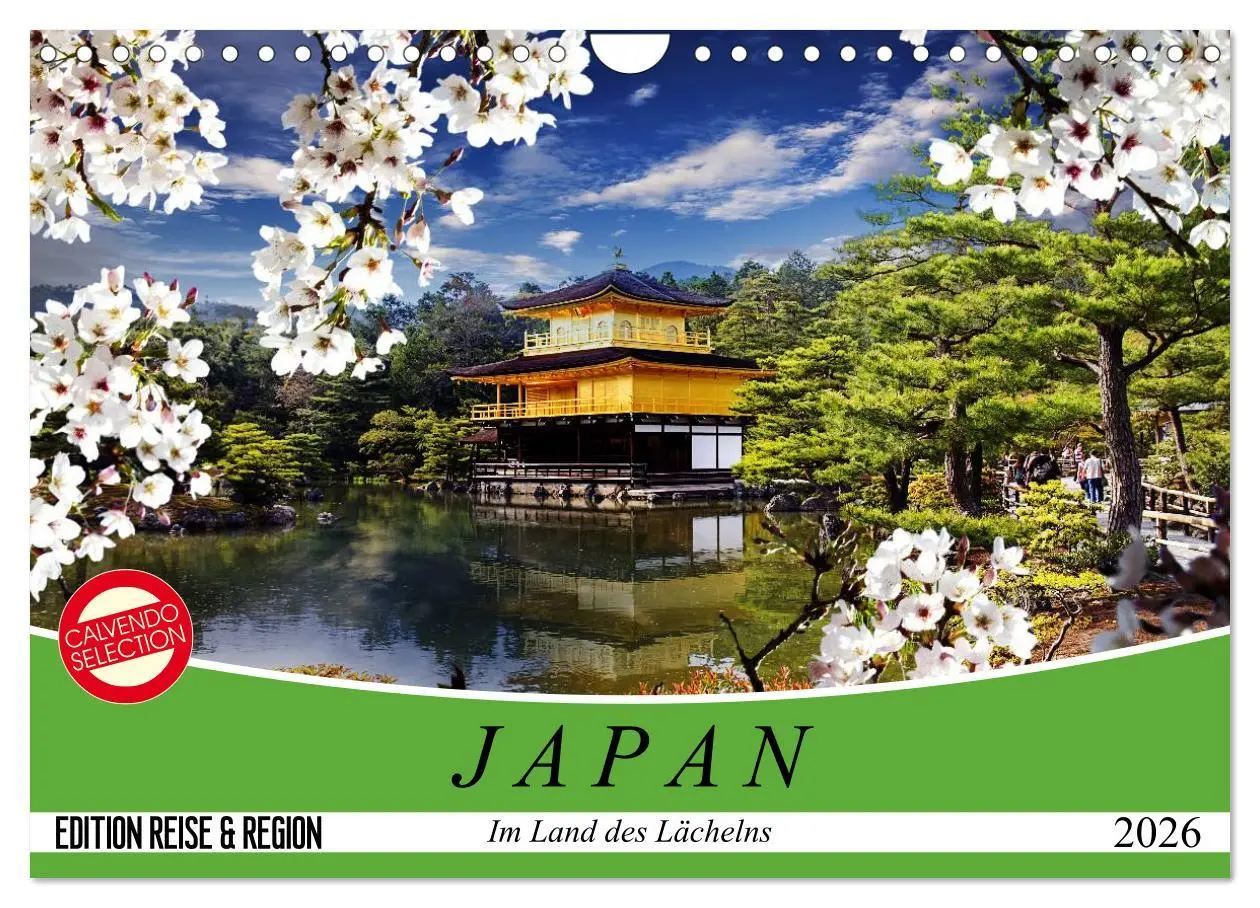Cover: 9783457889541 | Japan. Im Land des Lächelns (Wandkalender 2026 DIN A4 quer),...