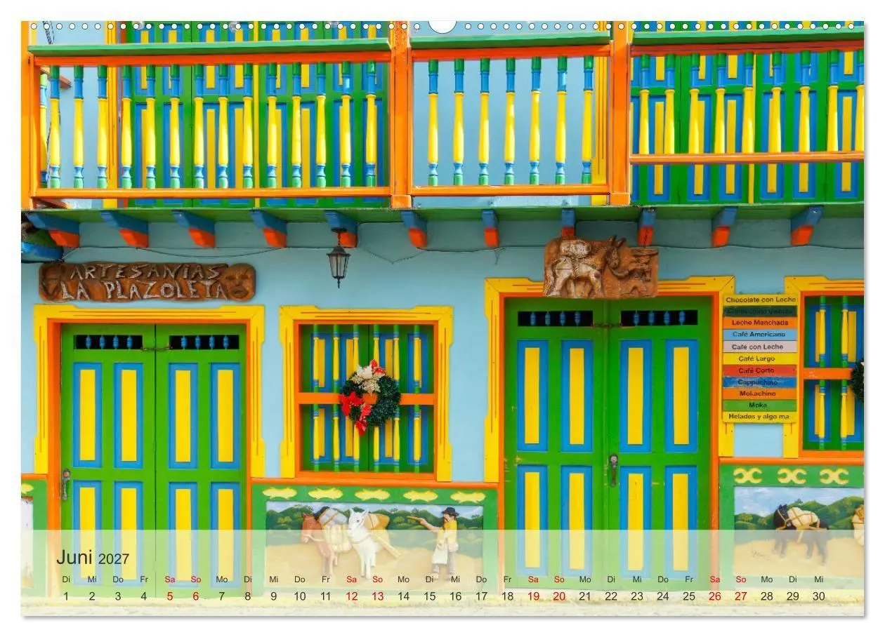 Bild: 9783569139541 | BEKANNTES UND UNBEKANNTES KOLUMBIEN (Wandkalender 2027 DIN A2...