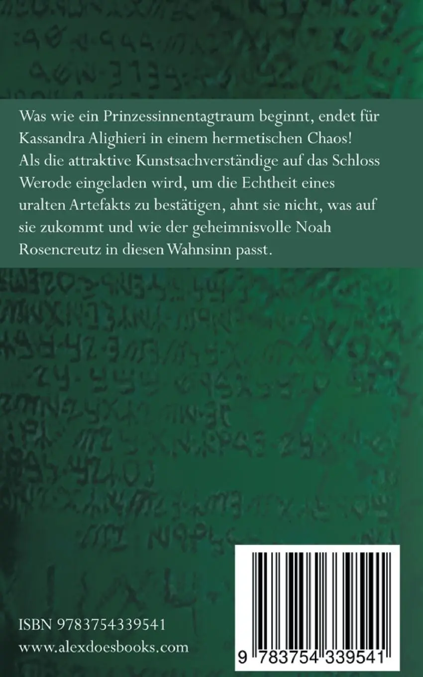 Rückseite: 9783754339541 | Tabula Smaragdina | Alexandra de Leeuw | Taschenbuch | Paperback