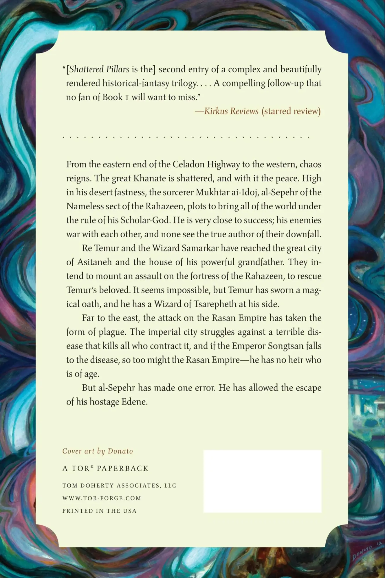 Rückseite: 9780765379641 | SHATTERED PILLARS | Elizabeth Bear | Taschenbuch | Englisch | 2015