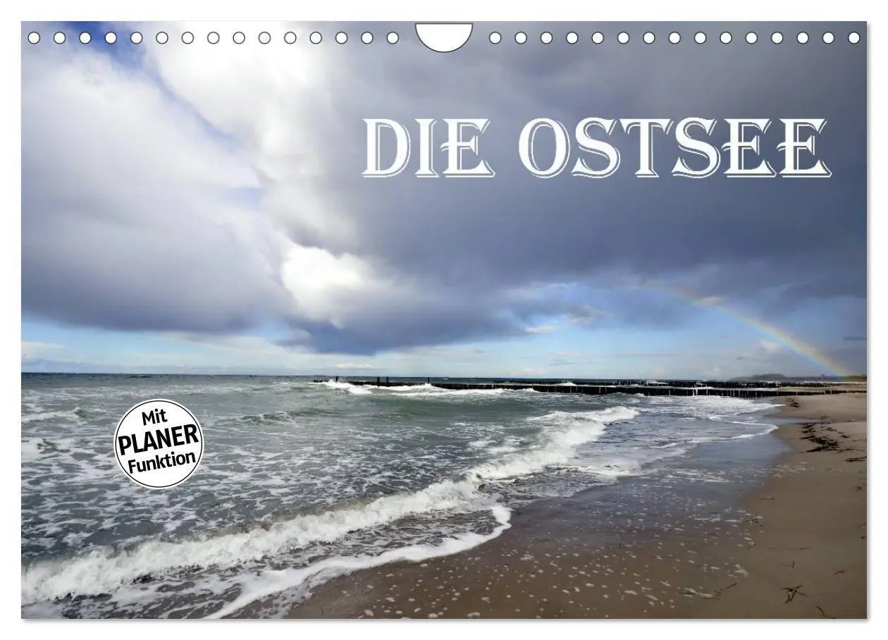 Cover: 9783435549641 | Die Ostsee (Wandkalender 2025 DIN A4 quer), CALVENDO Monatskalender