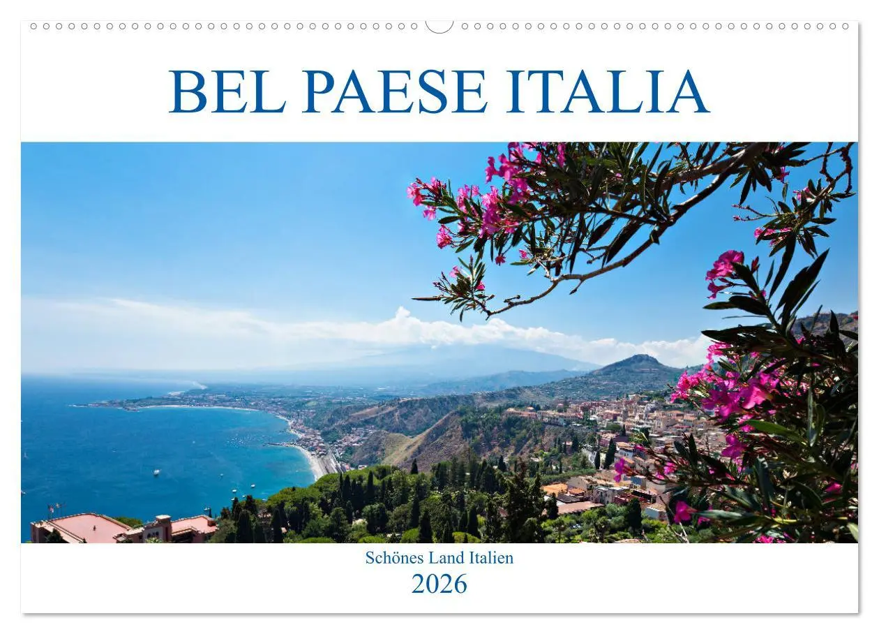 Cover: 9783457879641 | Bel baese Italia - Schönes Land Italien (Wandkalender 2026 DIN A2...
