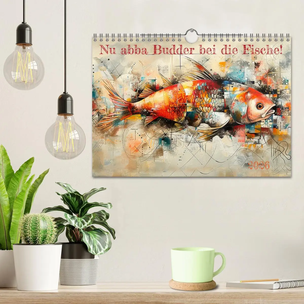 Bild: 9783457319741 | Nu abba Budder bei die Fische! (Wandkalender 2026 DIN A4 quer),...