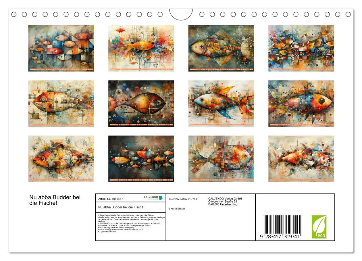 Bild: 9783457319741 | Nu abba Budder bei die Fische! (Wandkalender 2026 DIN A4 quer),...