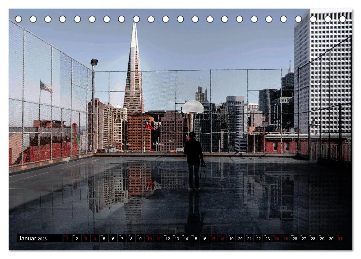 Bild: 9783457939741 | Basketball Action (Tischkalender 2026 DIN A5 quer), CALVENDO...