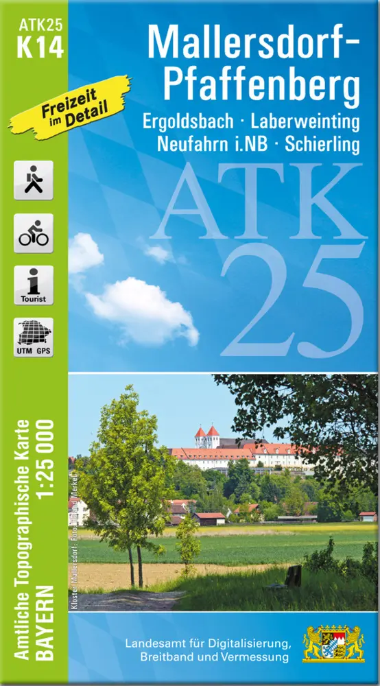 Cover: 9783899339741 | ATK25-K14 Mallersdorf-Pfaffenberg (Amtliche Topographische Karte...