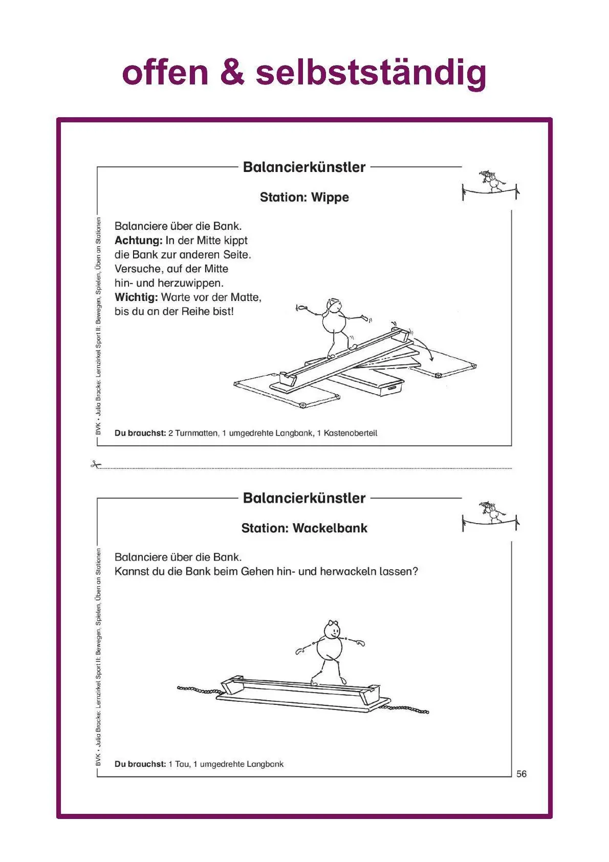 Bild: 9783932519741 | Lernzirkel Sport 02 | Bewegen, Spielen, Üben an Stationen | Bracke