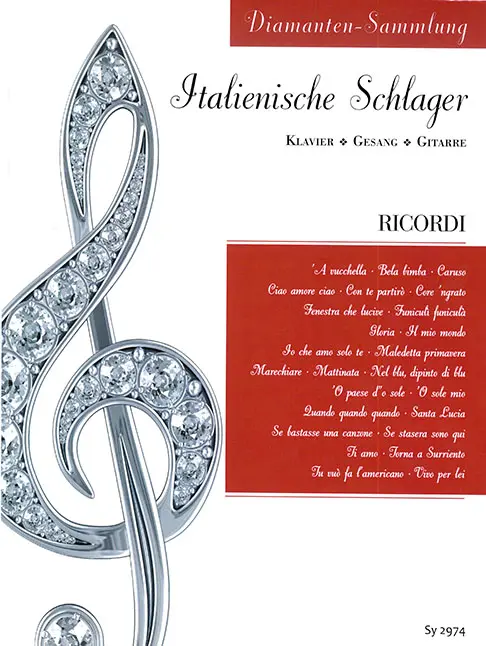 Cover: 9790204229741 | Diamanten-Sammlung Italienische Schlager | Klavier-Gesang-Gitarre