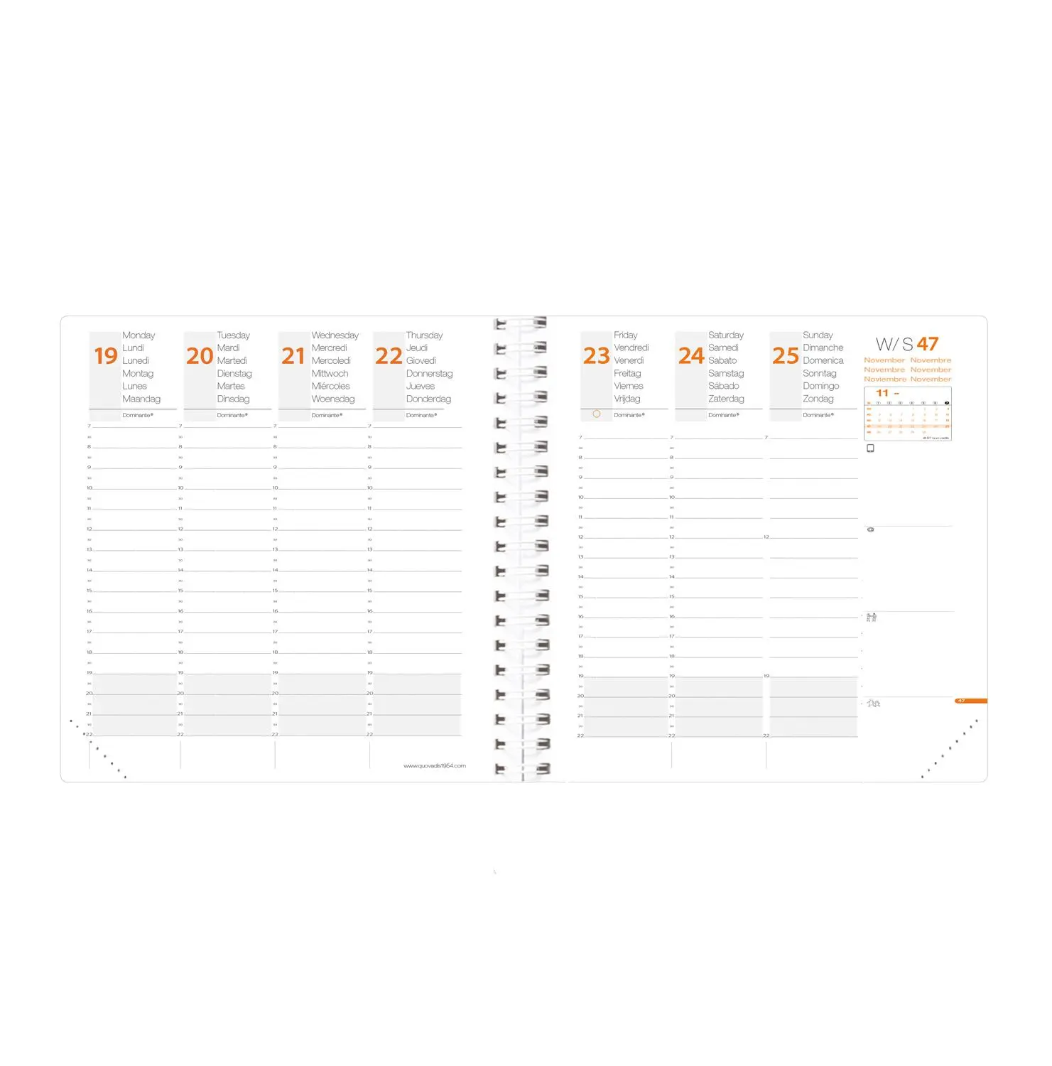 Bild: 3371010459841 | Time&amp;Life ML Medium Perlmutt rosa 2026 | Kalender im Taschenformat