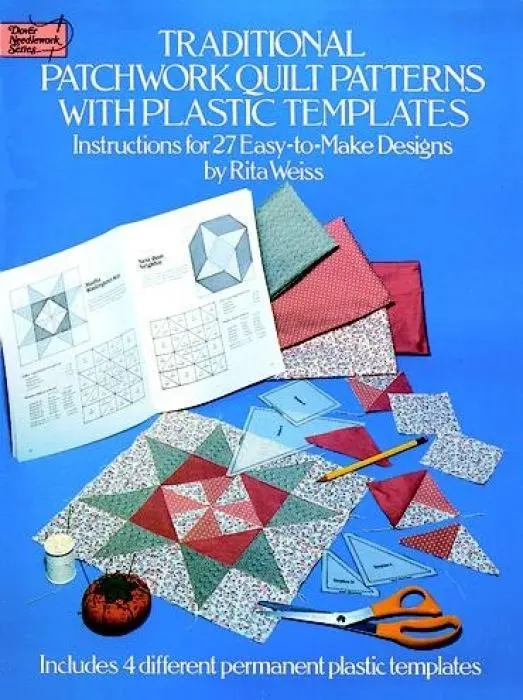 Cover: 9780486249841 | Traditional Patchwork Quilt Patterns with Plastic Templates | Weiss