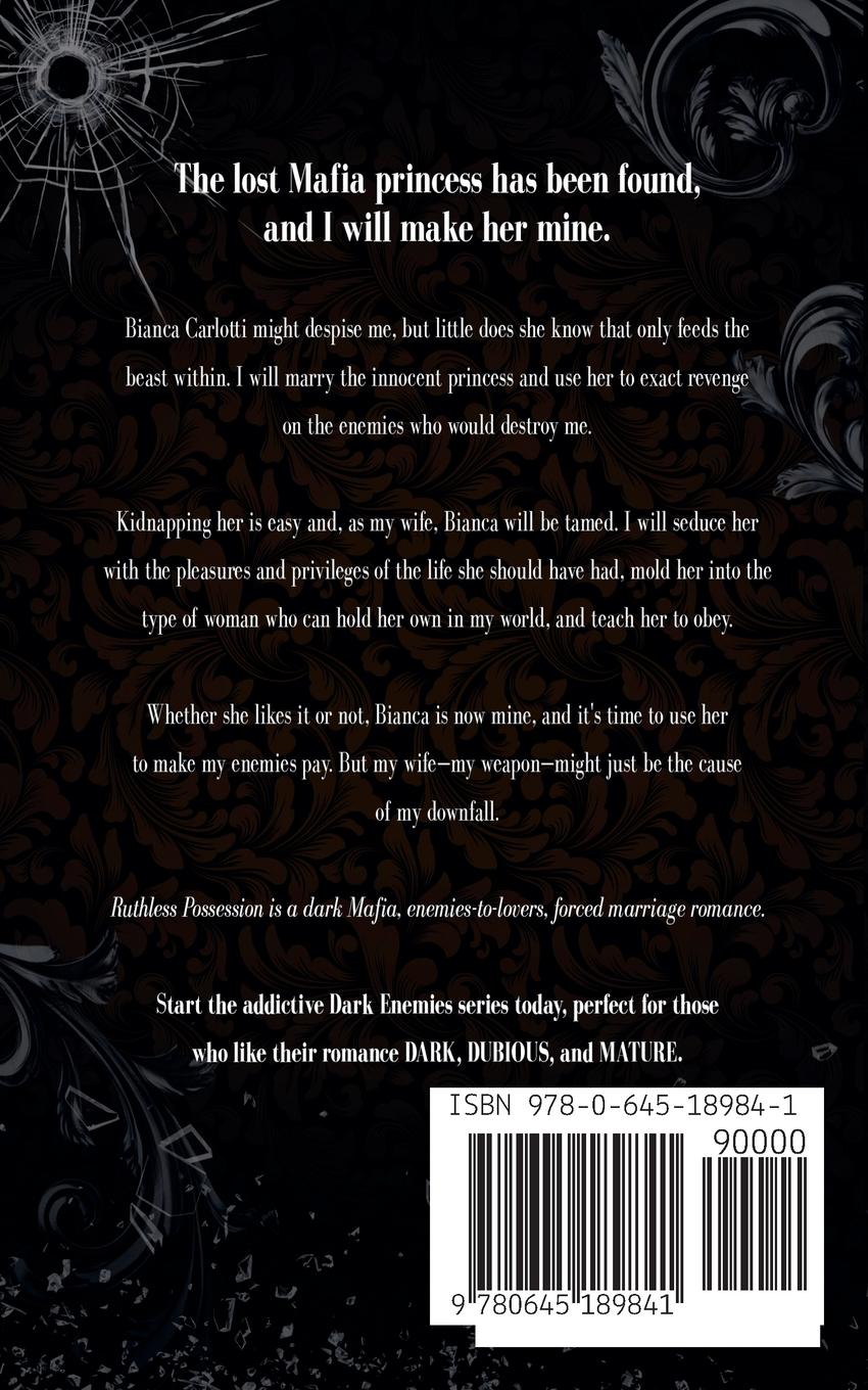 Rückseite: 9780645189841 | Ruthless Possession | Zoe Delaney | Taschenbuch | Englisch | 2023