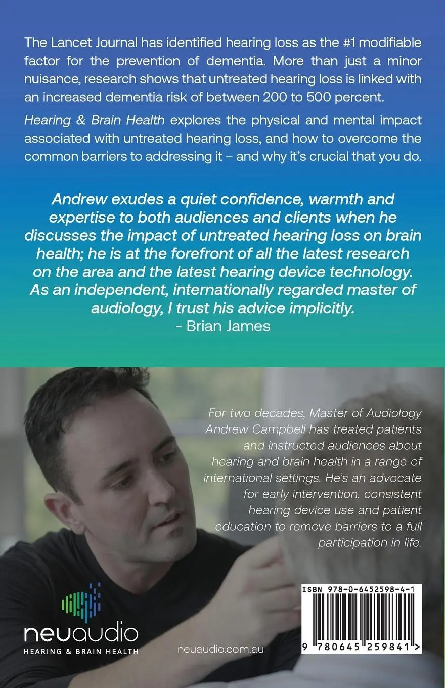 Rückseite: 9780645259841 | Hearing and Brain Health | Andrew Campbell | Taschenbuch | Englisch