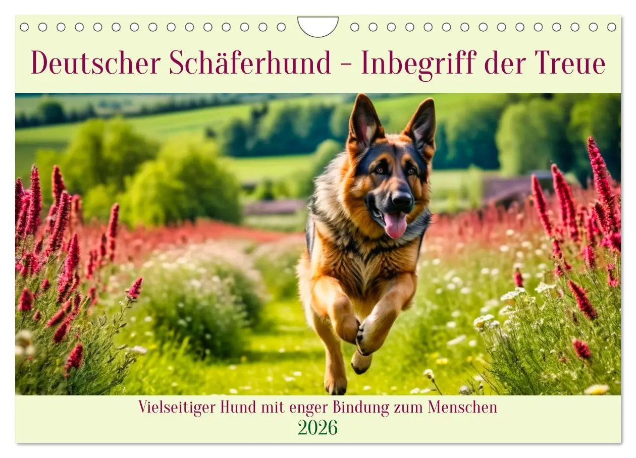 Cover: 9783457309841 | Deutscher Schäferhund - Inbegriff der Treue (Wandkalender 2026 DIN...