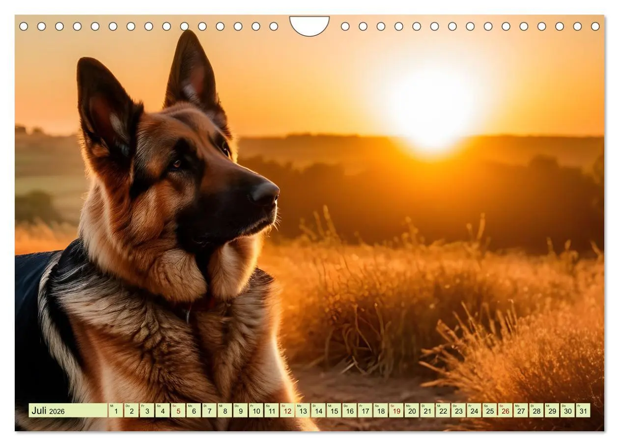 Bild: 9783457309841 | Deutscher Schäferhund - Inbegriff der Treue (Wandkalender 2026 DIN...