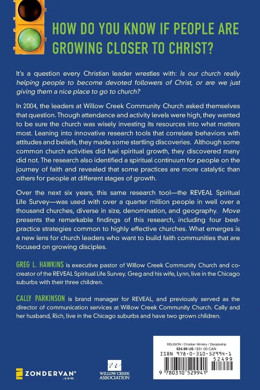 Rückseite: 9780310529941 | Move | What 1,000 Churches Reveal about Spiritual Growth | Taschenbuch