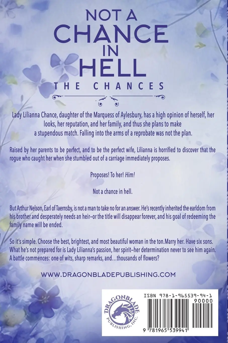 Rückseite: 9781965539941 | Not a Chance in Hell | A Regency Historical Romance | Murdoch | Buch