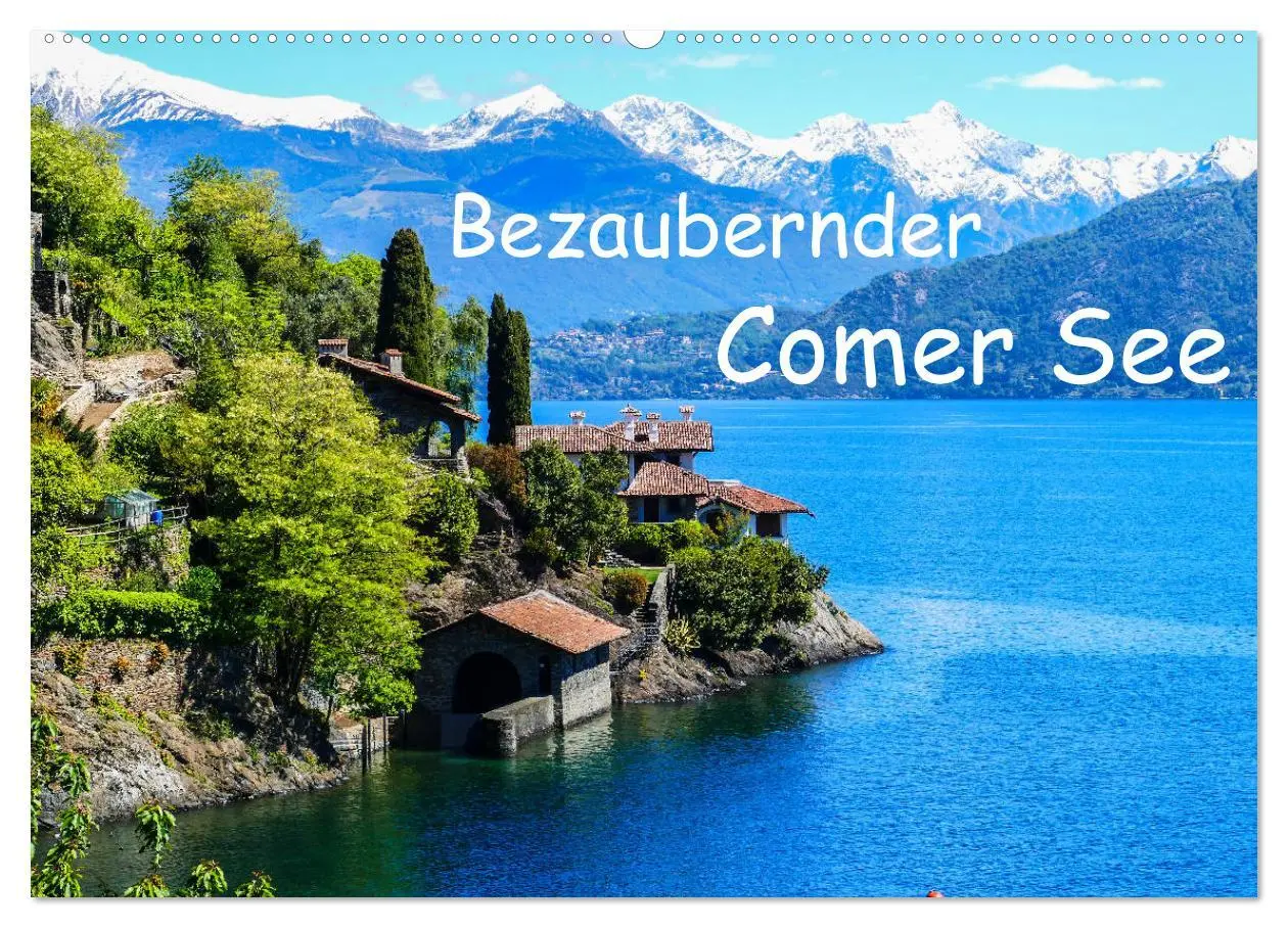 Cover: 9783457849941 | Bezaubernder Comer See (Wandkalender 2026 DIN A2 quer), CALVENDO...