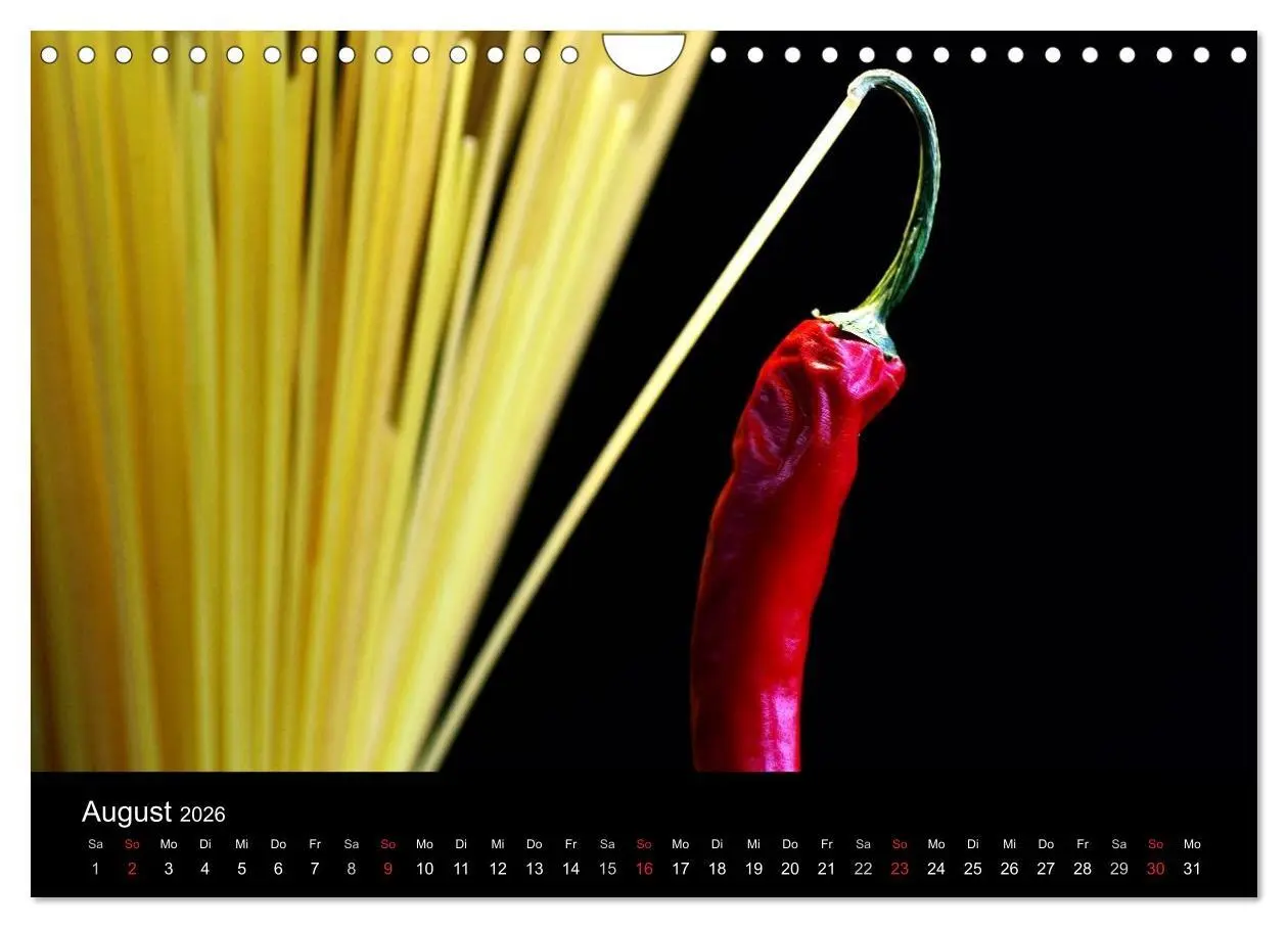 Bild: 9783516179941 | Pasta Kreationen (Wandkalender 2026 DIN A4 quer), CALVENDO...