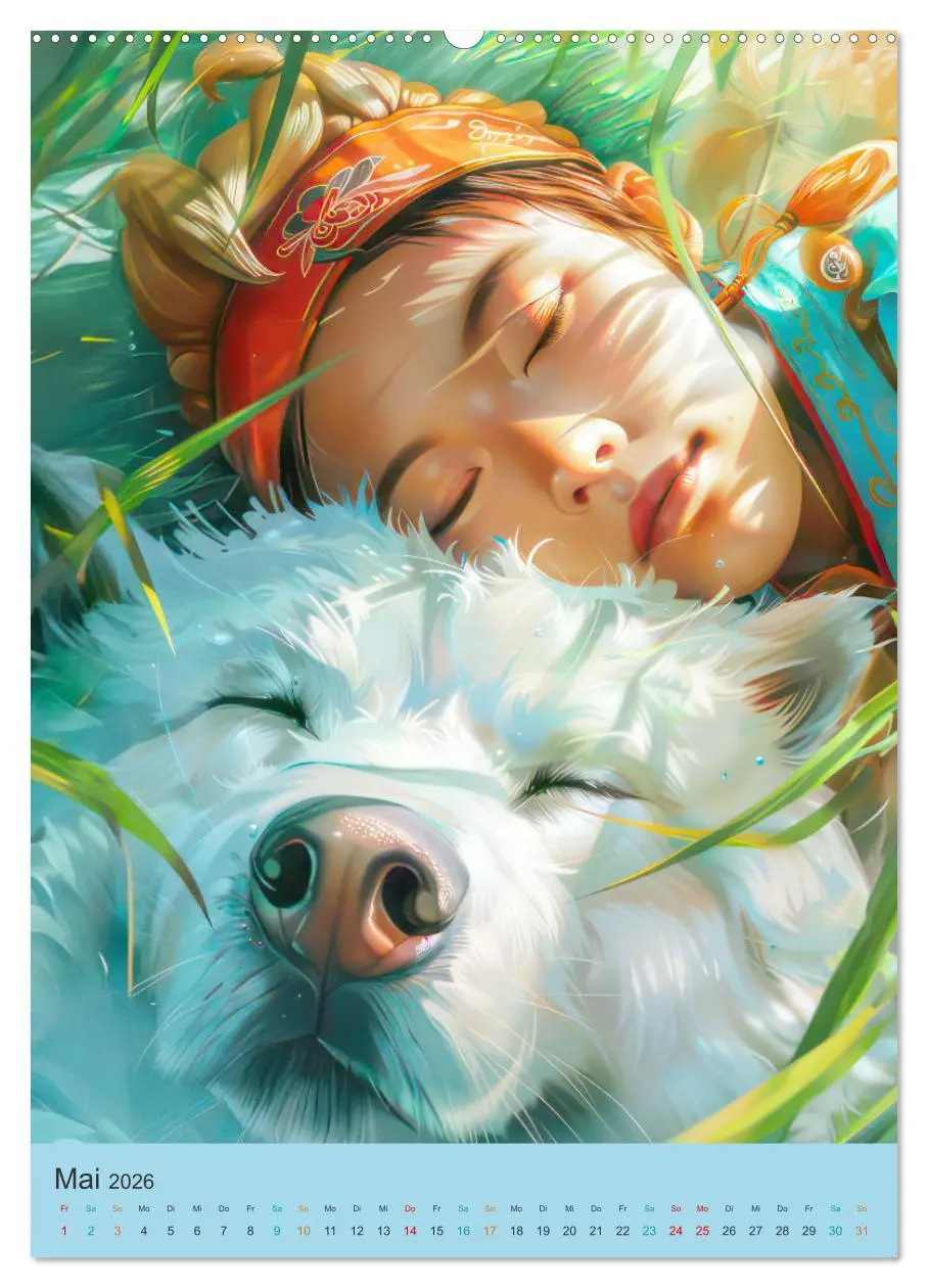 Bild: 9783516249941 | Animé asiatisch inspiriert (hochwertiger Premium Wandkalender 2026...
