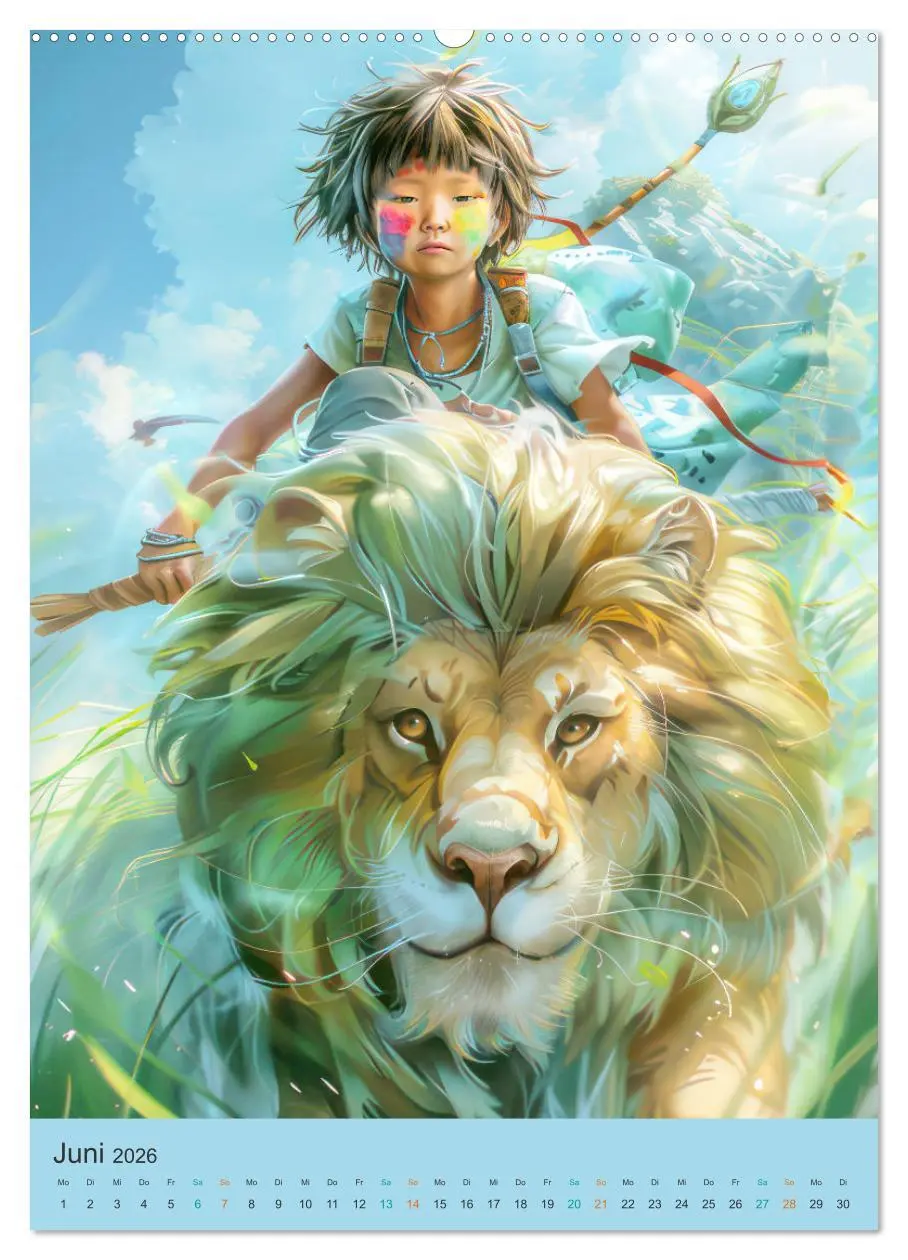 Bild: 9783516249941 | Animé asiatisch inspiriert (hochwertiger Premium Wandkalender 2026...