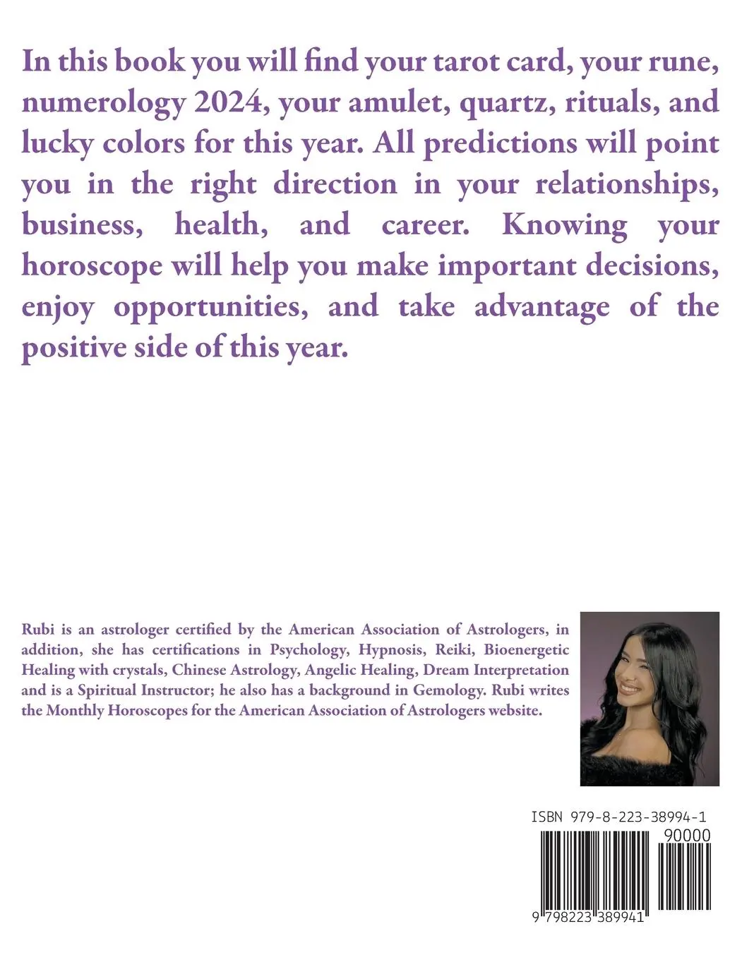 Rückseite: 9798223389941 | Astrological Predictions, Tarot Card, Runes, Numerology, Amulets,...