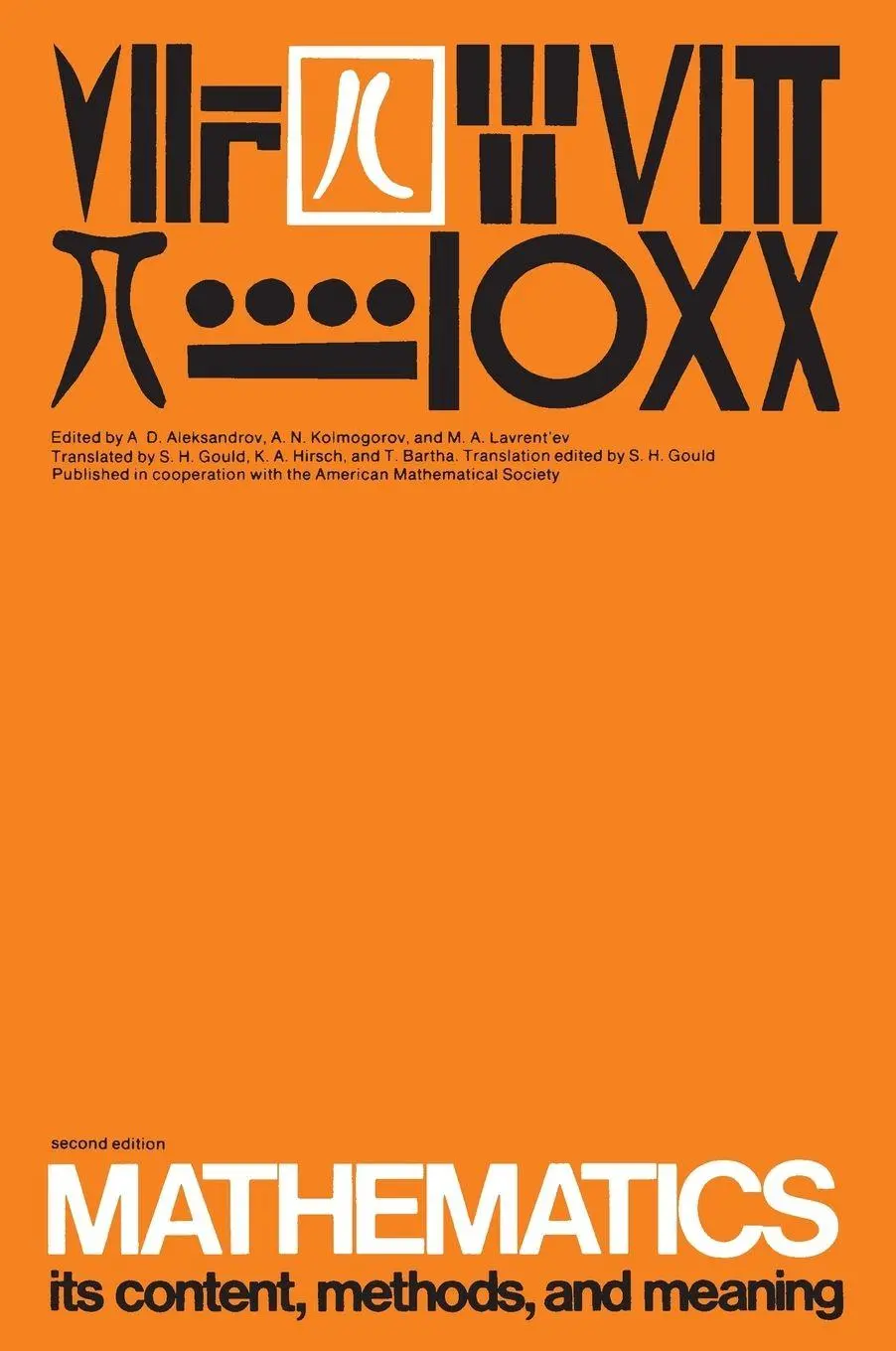 Cover: 9780262510042 | Mathematics, second edition, Volume 2 | A. D. Aleksandrov (u. a.)