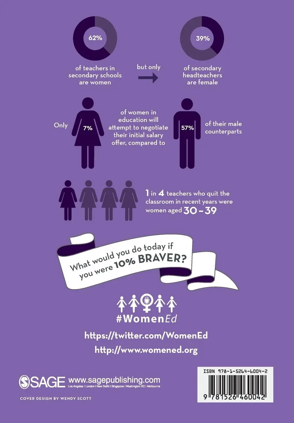 Rückseite: 9781526460042 | 10% Braver | Inspiring Women to Lead Education | Porritt (u. a.)