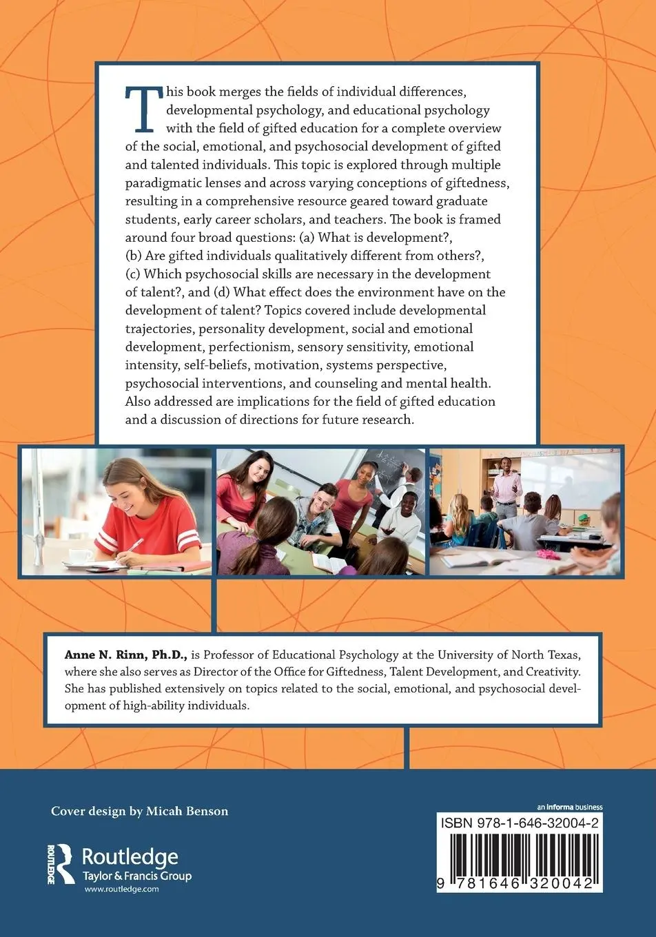 Rückseite: 9781646320042 | Social, Emotional, and Psychosocial Development of Gifted and...