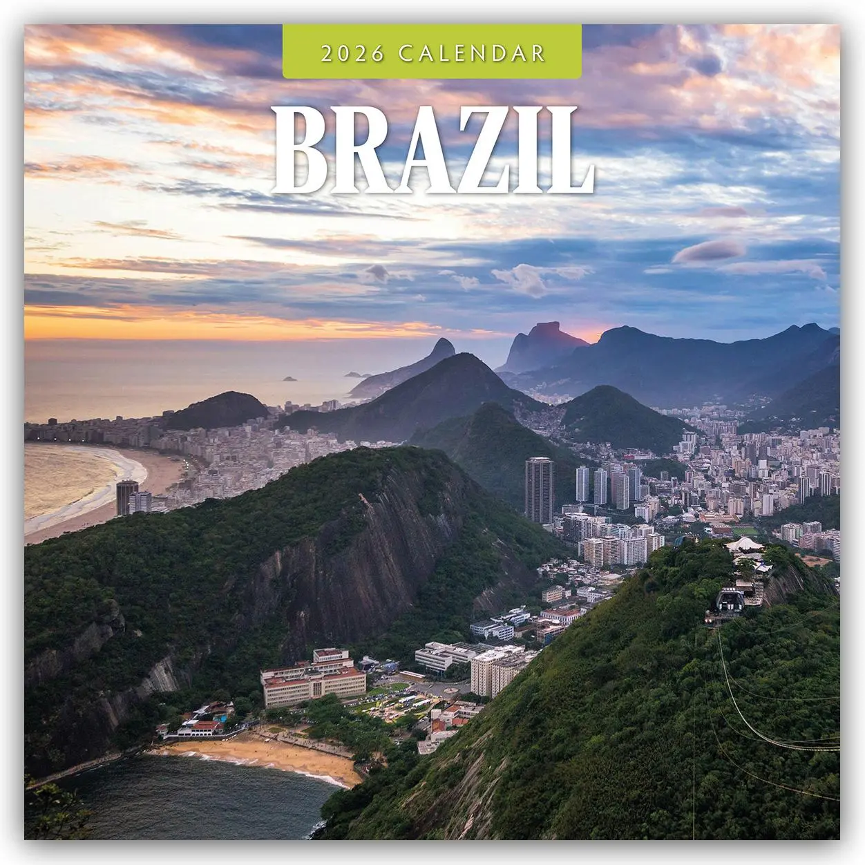 Cover: 9781837010042 | Brazil - Brasilien 2026 - 16-Monatskalender | Robin Red | Kalender