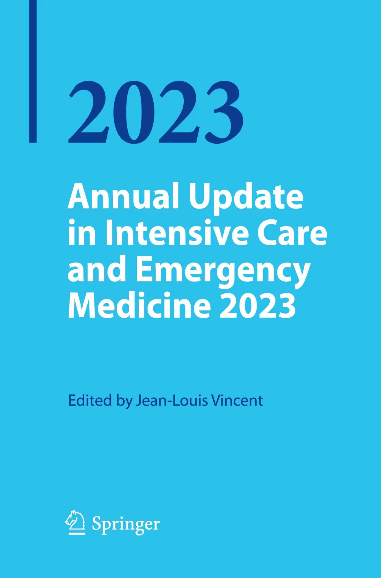 Cover: 9783031230042 | Annual Update in Intensive Care and Emergency Medicine 2023 | Vincent