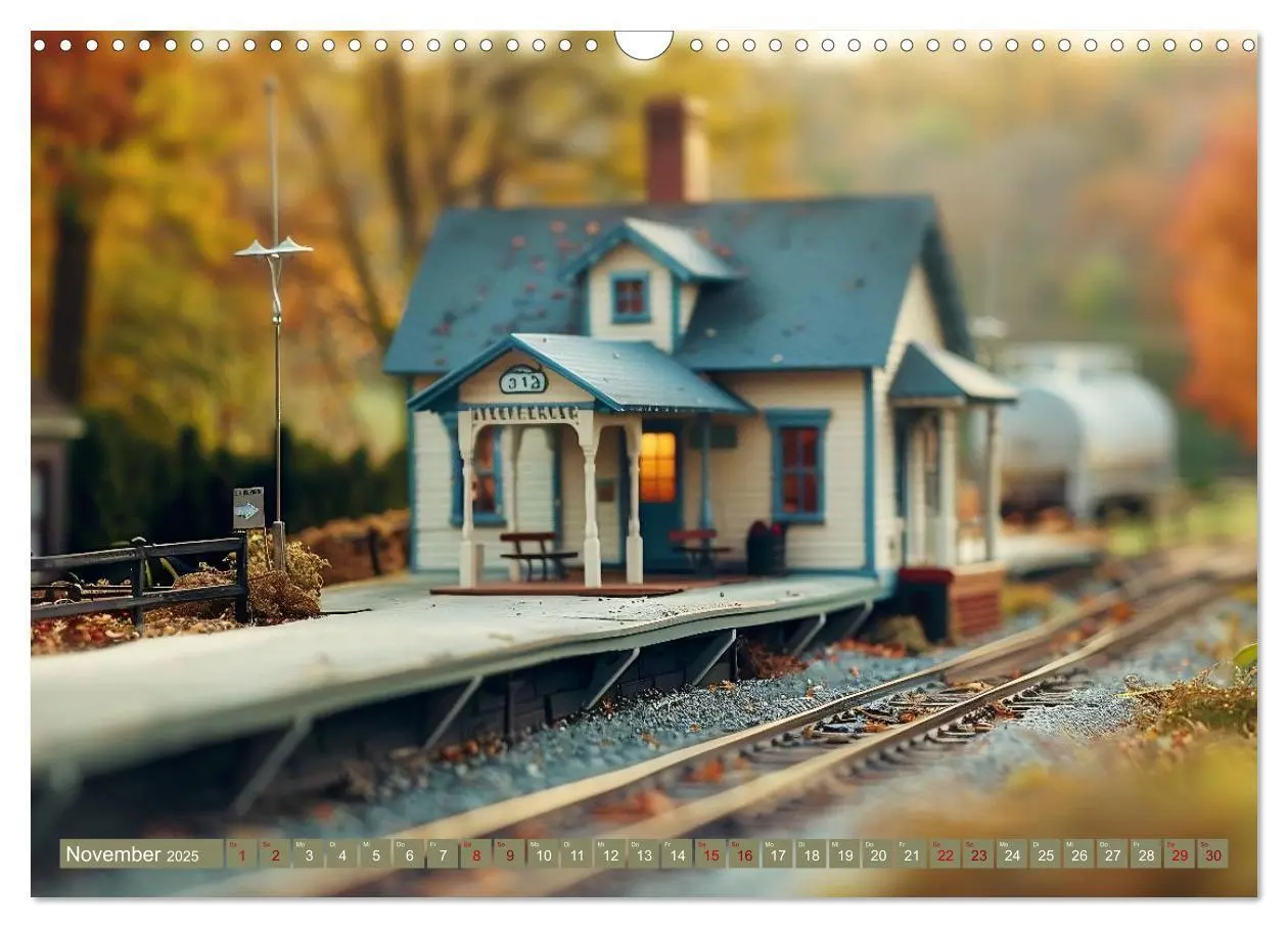 Bild: 9783435940042 | Miniaturwelt Eisenbahn - Zug um Zug ins Abenteuer (Wandkalender...