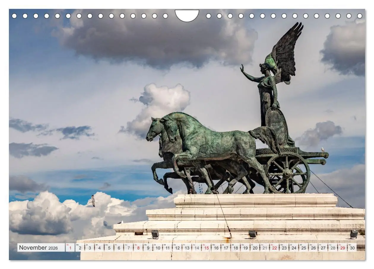 Bild: 9783457270042 | Italien - Rom (Wandkalender 2026 DIN A4 quer), CALVENDO Monatskalender