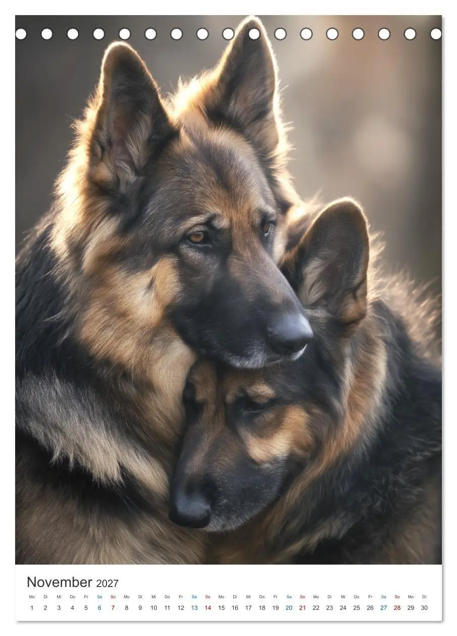 Bild: 9783516810042 | Seelenblick Schäferhund (Tischkalender 2027 DIN A5 hoch), CALVENDO...