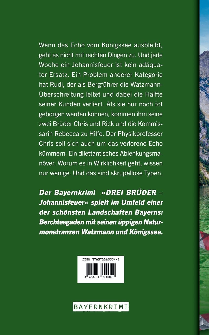 Rückseite: 9783711600042 | Drei Brüder - Johannisfeuer | Frank Oberon | Taschenbuch | Deutsch